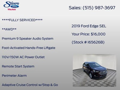 2019 Ford Edge SEL