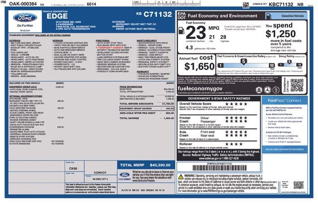 2019 Ford Edge SEL