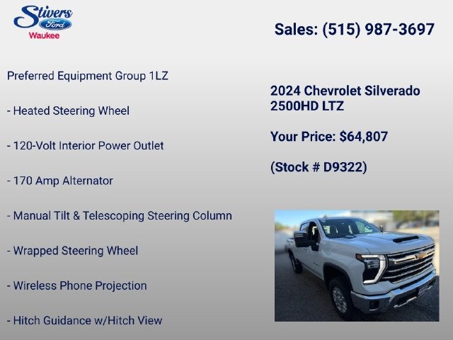 2024 Chevrolet Silverado 2500HD LTZ