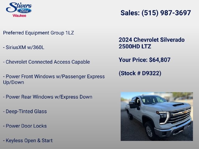 2024 Chevrolet Silverado 2500HD LTZ