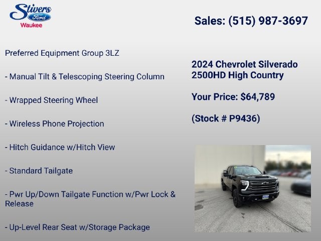 2024 Chevrolet Silverado 2500HD High Country