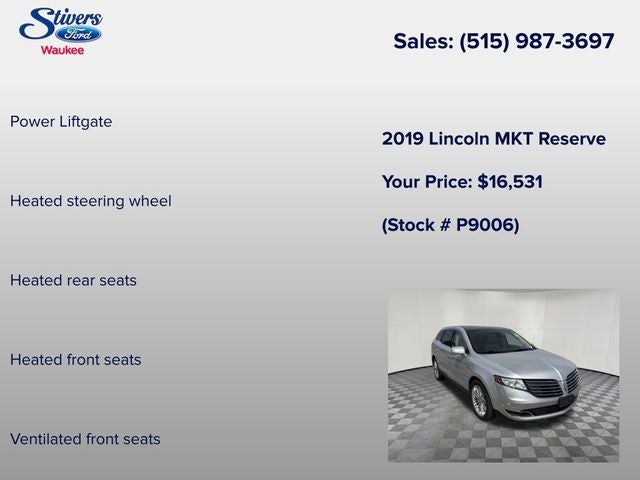 2019 Lincoln MKT Standard