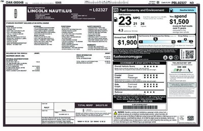 2023 Lincoln Nautilus Standard