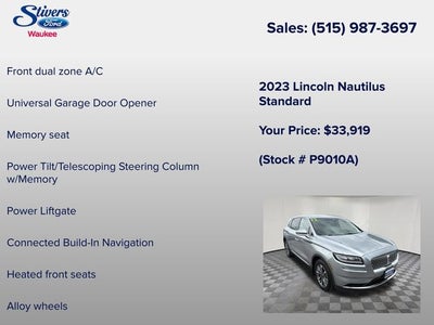 2023 Lincoln Nautilus Standard
