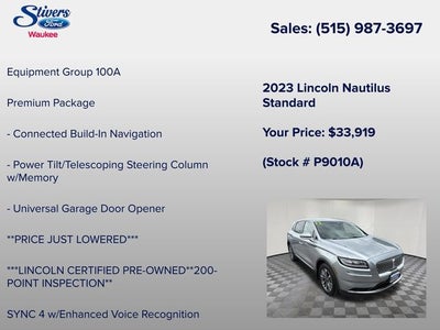 2023 Lincoln Nautilus Standard