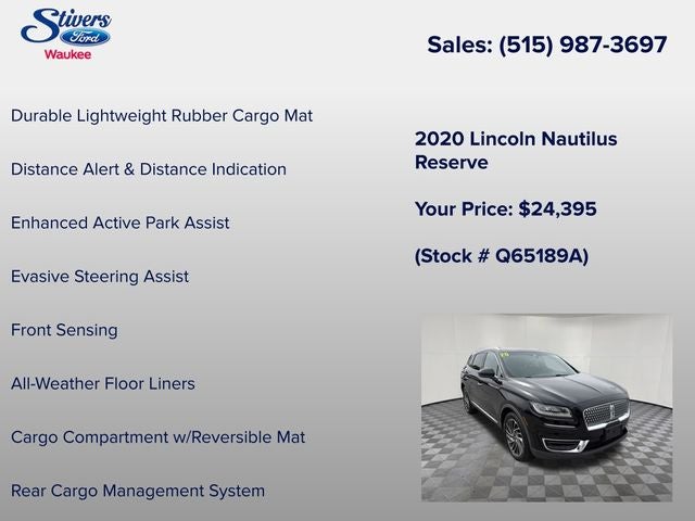 2020 Lincoln Nautilus Reserve