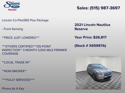 2021 Lincoln Nautilus Reserve