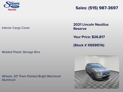 2021 Lincoln Nautilus Reserve