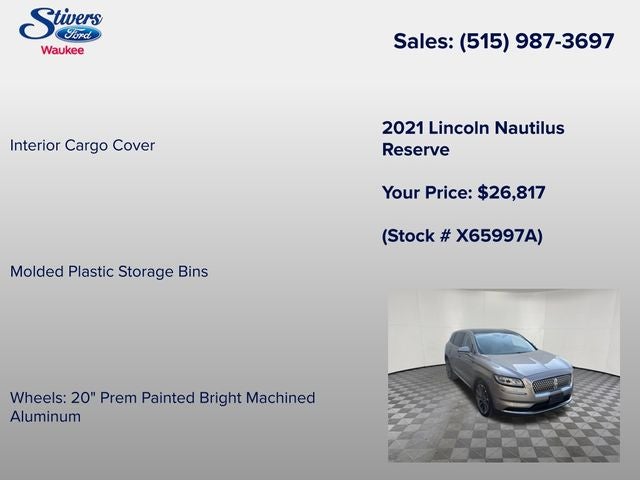 2021 Lincoln Nautilus Reserve