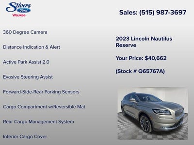2023 Lincoln Nautilus Reserve