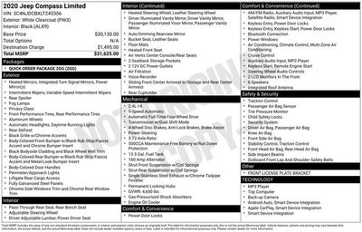 2020 Jeep Compass Limited