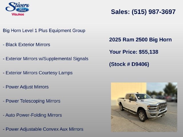 2025 RAM 2500 Big Horn
