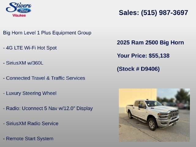 2025 RAM 2500 Big Horn