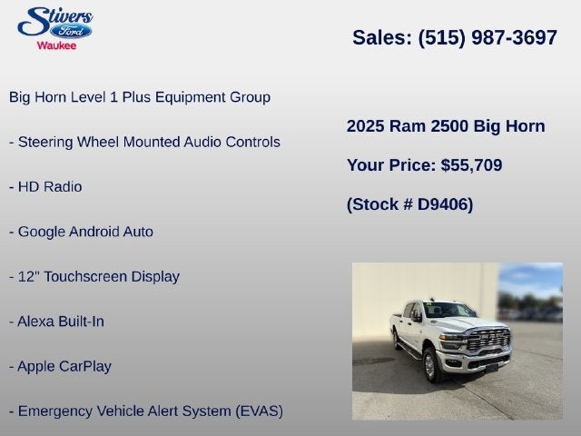 2025 RAM 2500 Big Horn