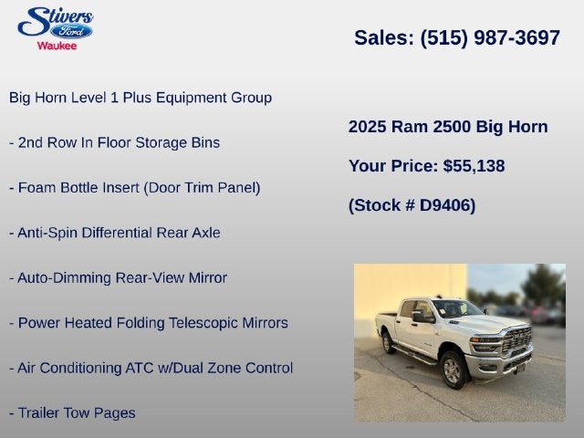 2025 RAM 2500 Big Horn