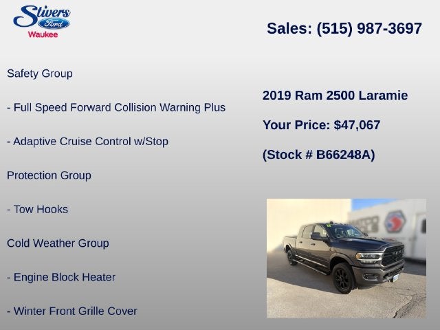 2019 RAM 2500 Laramie