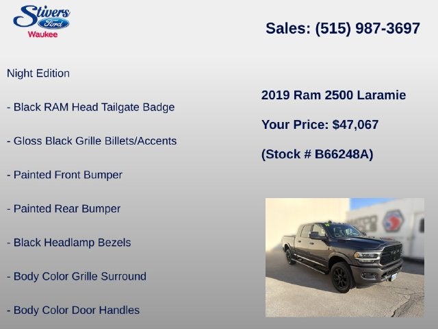 2019 RAM 2500 Laramie
