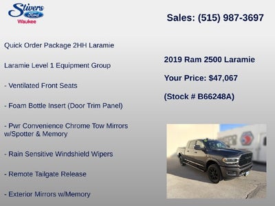 2019 RAM 2500 Laramie