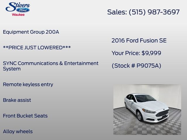 2016 Ford Fusion SE