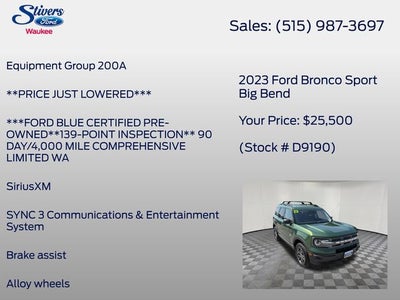 2023 Ford Bronco Sport Big Bend