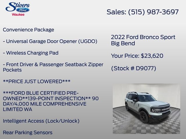 2022 Ford Bronco Sport Big Bend