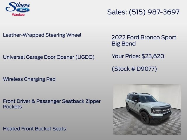 2022 Ford Bronco Sport Big Bend