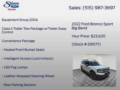 2022 Ford Bronco Sport Big Bend