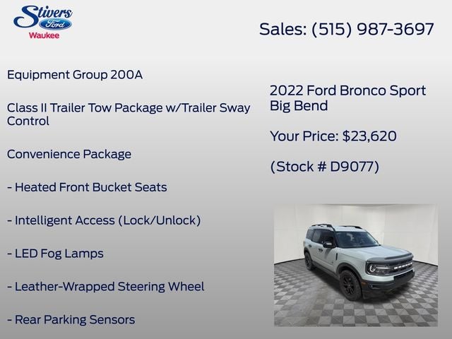 2022 Ford Bronco Sport Big Bend