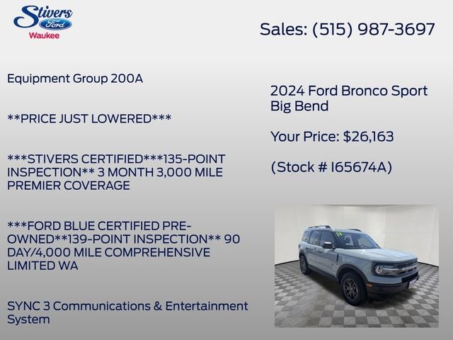 2024 Ford Bronco Sport Big Bend