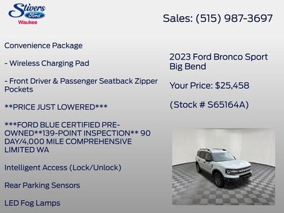 2023 Ford Bronco Sport Big Bend