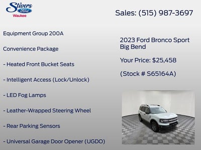 2023 Ford Bronco Sport Big Bend