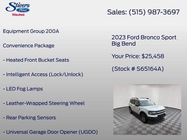 2023 Ford Bronco Sport Big Bend