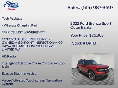 2023 Ford Bronco Sport Outer Banks