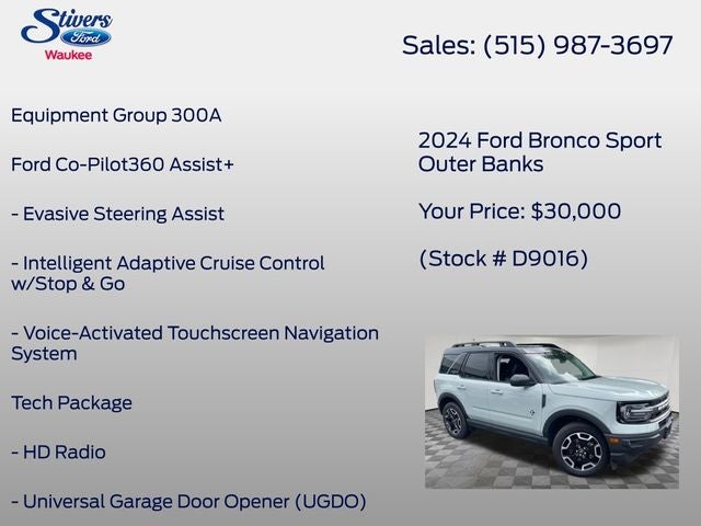 2024 Ford Bronco Sport Outer Banks