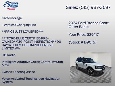 2024 Ford Bronco Sport Outer Banks