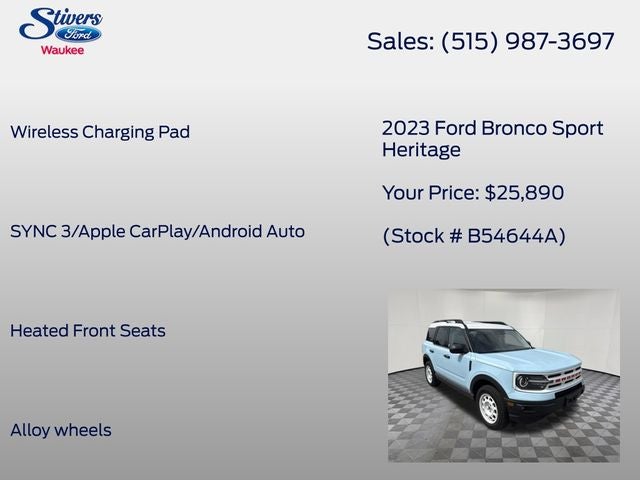 2023 Ford Bronco Sport Heritage