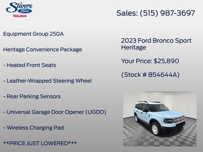 2023 Ford Bronco Sport Heritage
