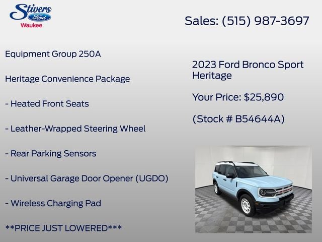 2023 Ford Bronco Sport Heritage