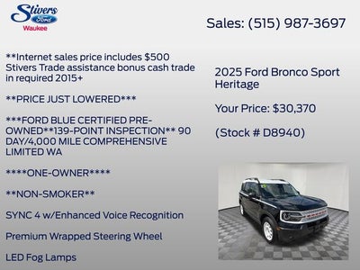2025 Ford Bronco Sport Heritage