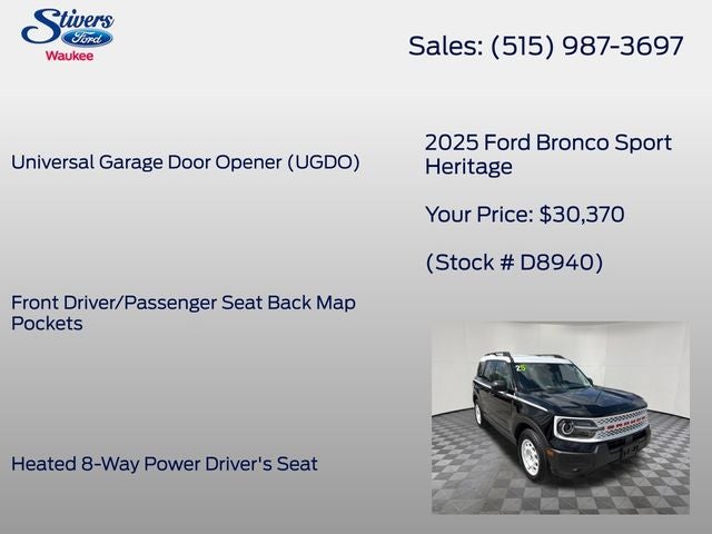 2025 Ford Bronco Sport Heritage