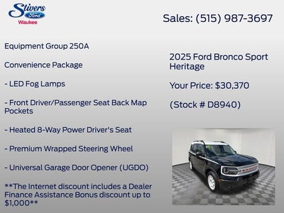 2025 Ford Bronco Sport Heritage