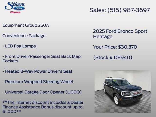 2025 Ford Bronco Sport Heritage
