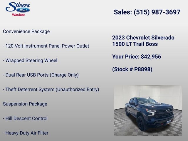 2023 Chevrolet Silverado 1500 LT Trail Boss