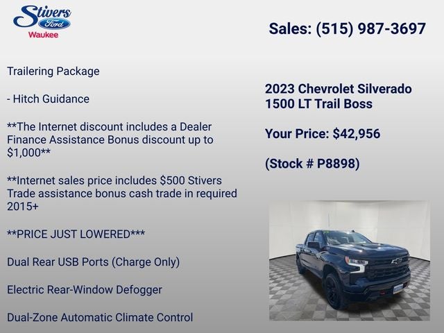 2023 Chevrolet Silverado 1500 LT Trail Boss