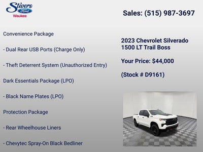 2023 Chevrolet Silverado 1500 LT Trail Boss