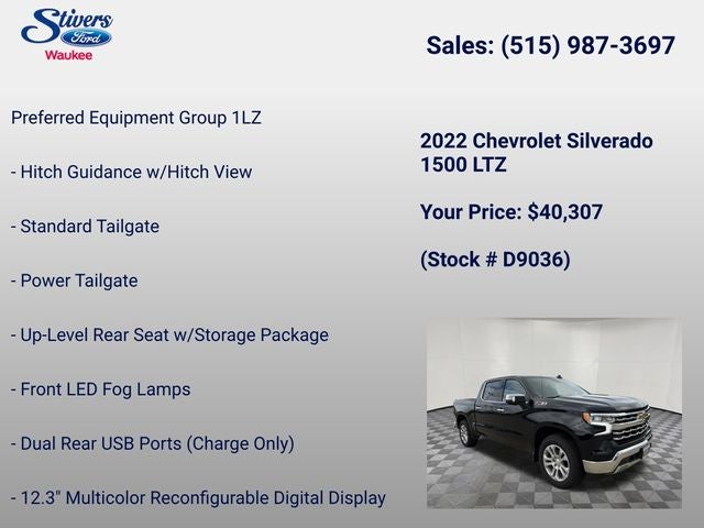 2022 Chevrolet Silverado 1500 LTZ