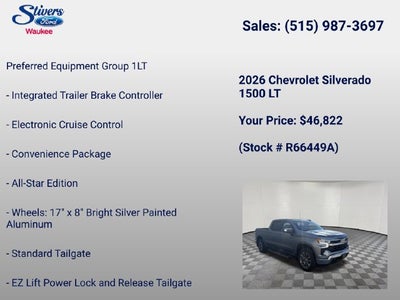 2026 Chevrolet Silverado 1500 LT LT1