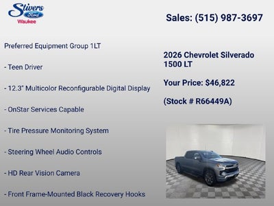 2026 Chevrolet Silverado 1500 LT LT1