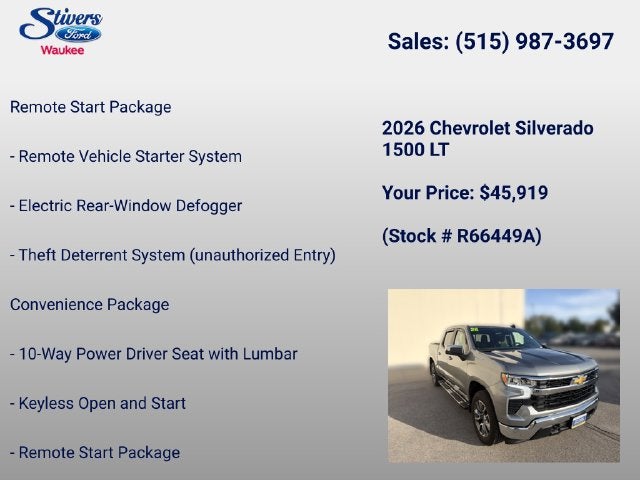 2026 Chevrolet Silverado 1500 LT LT1