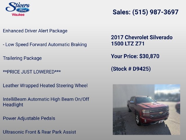 2017 Chevrolet Silverado 1500 LTZ 2LZ